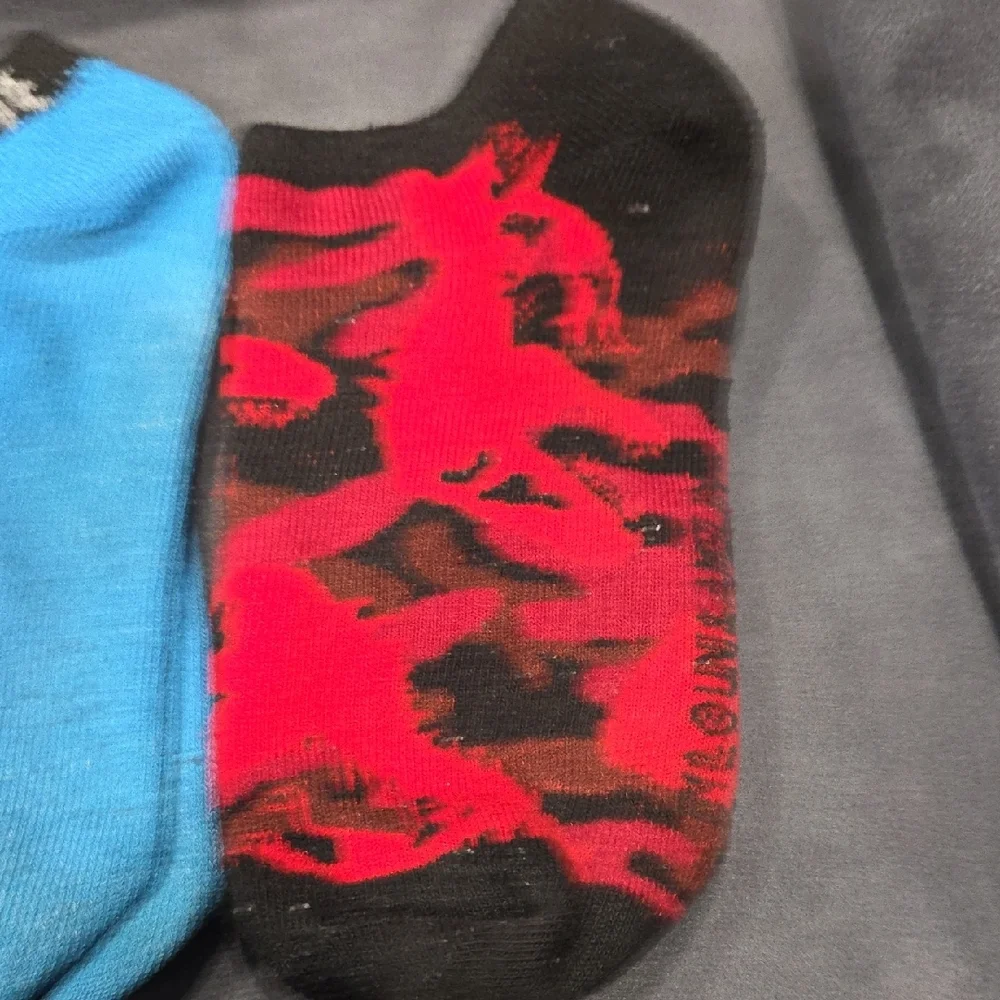 Fortnite Kids Socks - Green, Blue, and Red